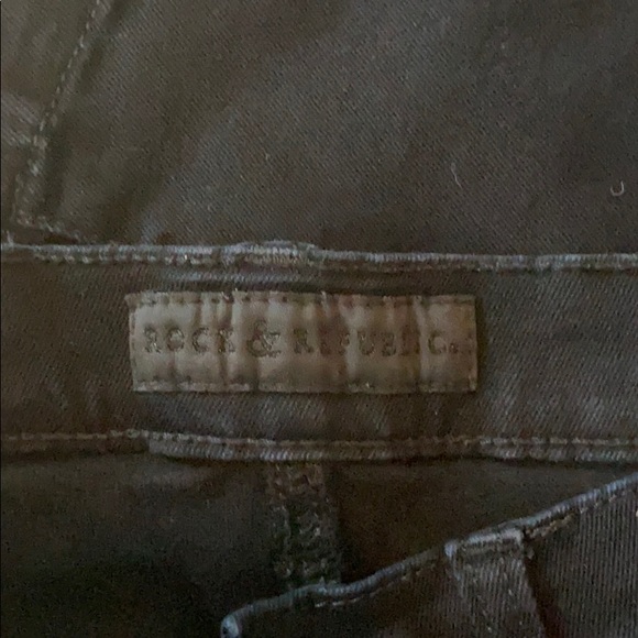 Rock & Republic Black Flare Jeans 0 M - Picture 4 of 5